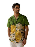 OnZones Men's Tropical Floral Print Shirt | Regular Fit Half Sleeve
