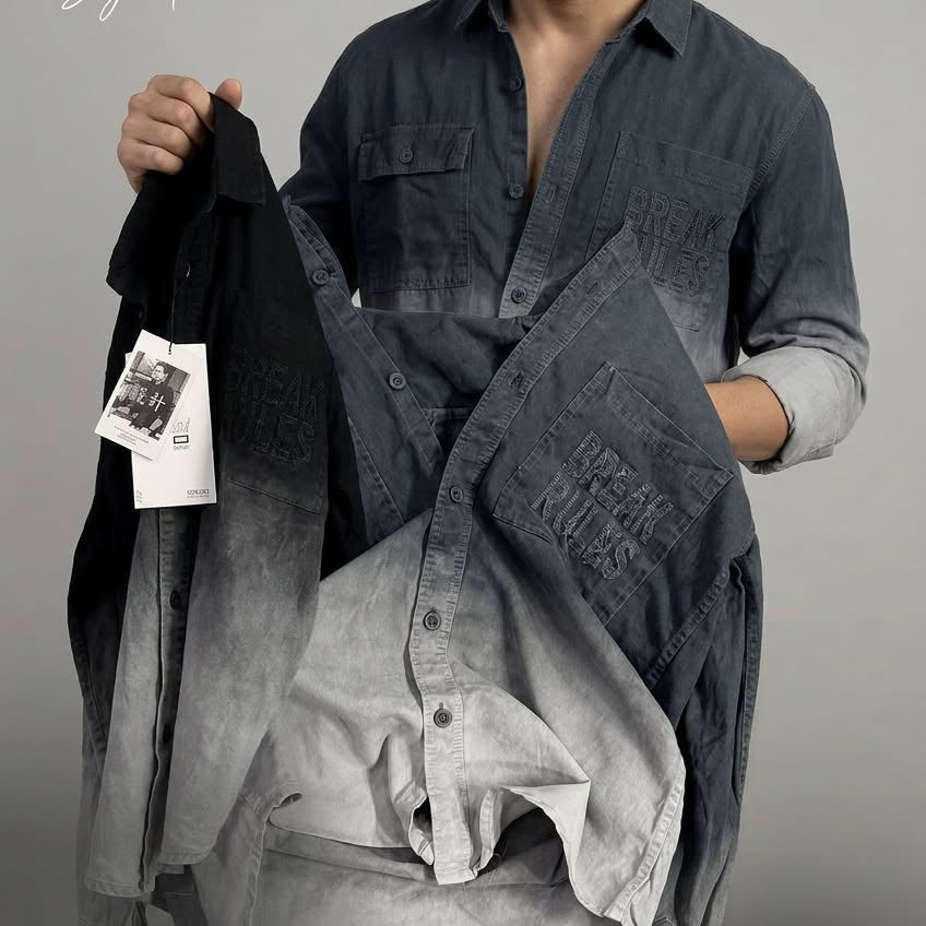 Denim Men’s Cotton Designer Shirt – Combo Of  2